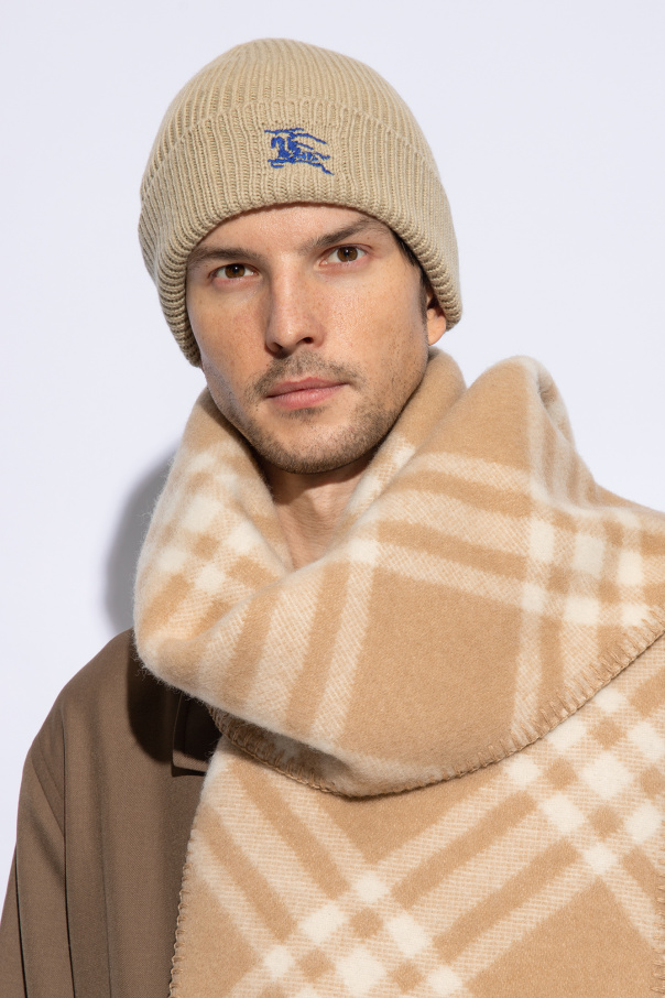 Burberry beanie clearance mens